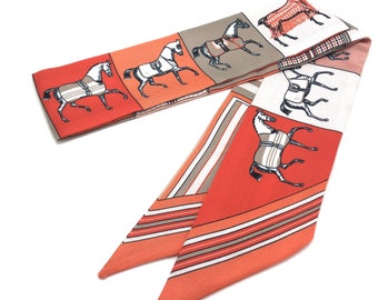 hermes skinny scarf