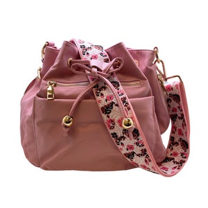 Beuteltasche Pink | Wähle Deinen Gurt