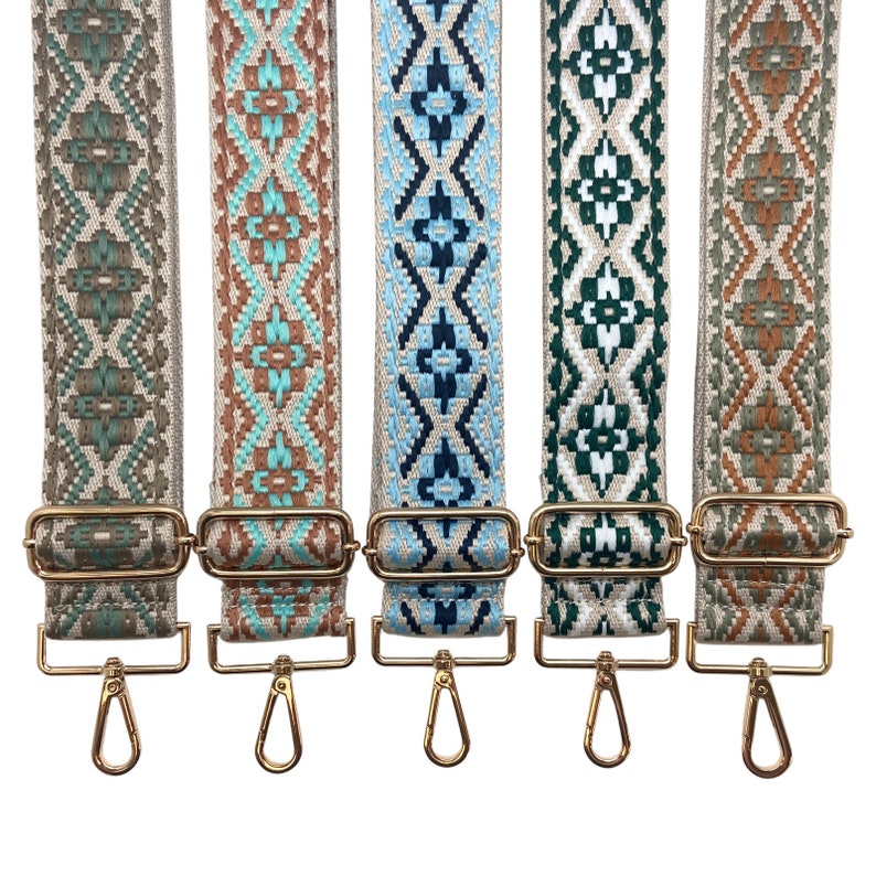 Woven Canvas Purse Strap Gameday Crossbody Guitar Etsy