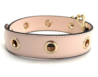 Pink Purse Strap with Grommets