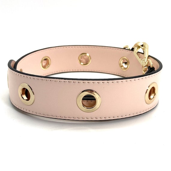 Pink Purse Strap With Grommets 