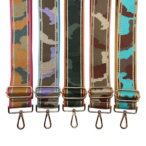 Kicking it Camo Purse Straps | Gameday | Crossbody | Guitar | Messenger | Bag | Adjustable | Shoulder
