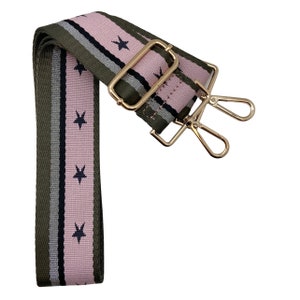Woven Canvas Purse Strap - Stars & Stripes | Game Day | Crossbody | Guitar | Messenger | Bag | Adjustable | Shoulder Strap