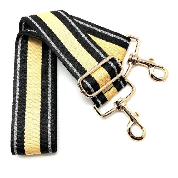 Woven Canvas Purse Strap Metallic Etsy