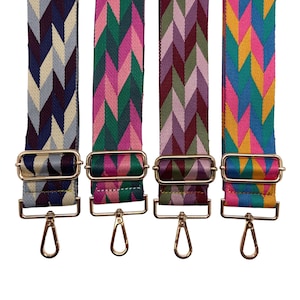 Woven Canvas Purse Strap | Game Day | Crossbody | Guitar | Messenger | Bag | Adjustable | Shoulder