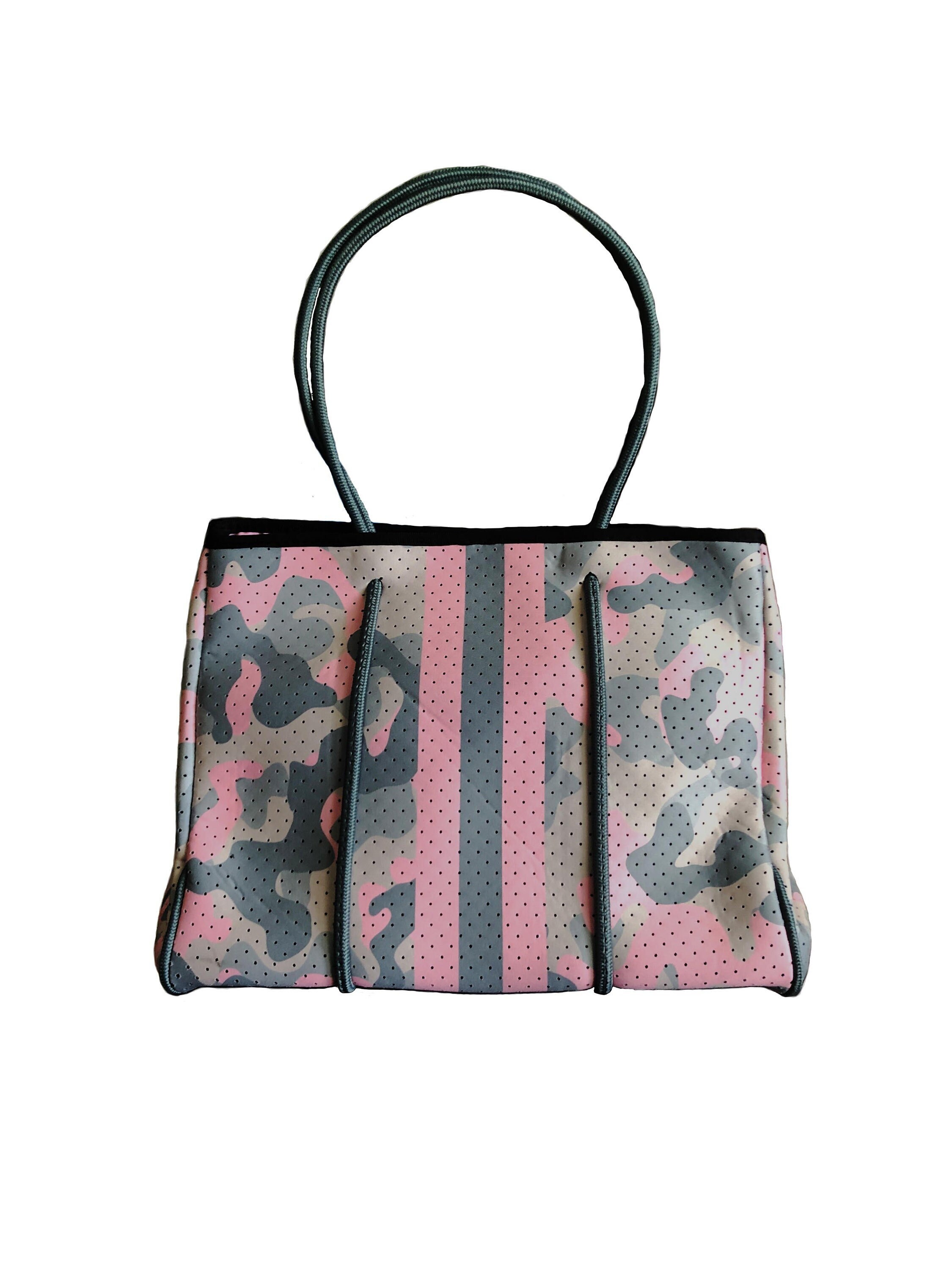 Blush Pink Camo Neoprene Tote 