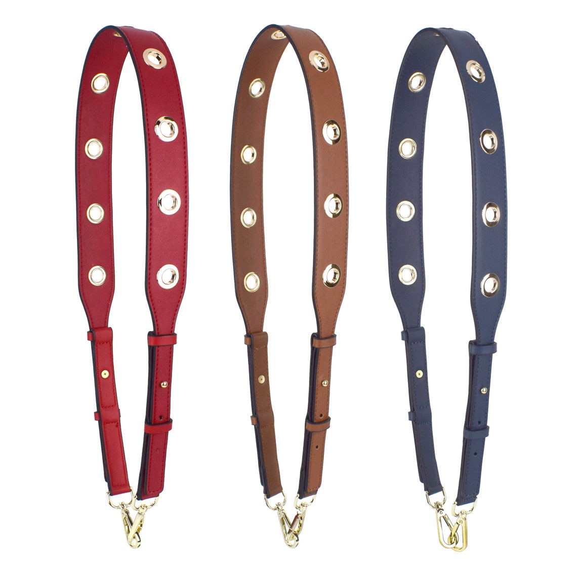 Orange Purse Strap With Grommets Etsy UK