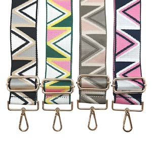 Woven Canvas Purse Strap | Gameday | Crossbody | Guitar | Messenger | Bag | Adjustable | Shoulder