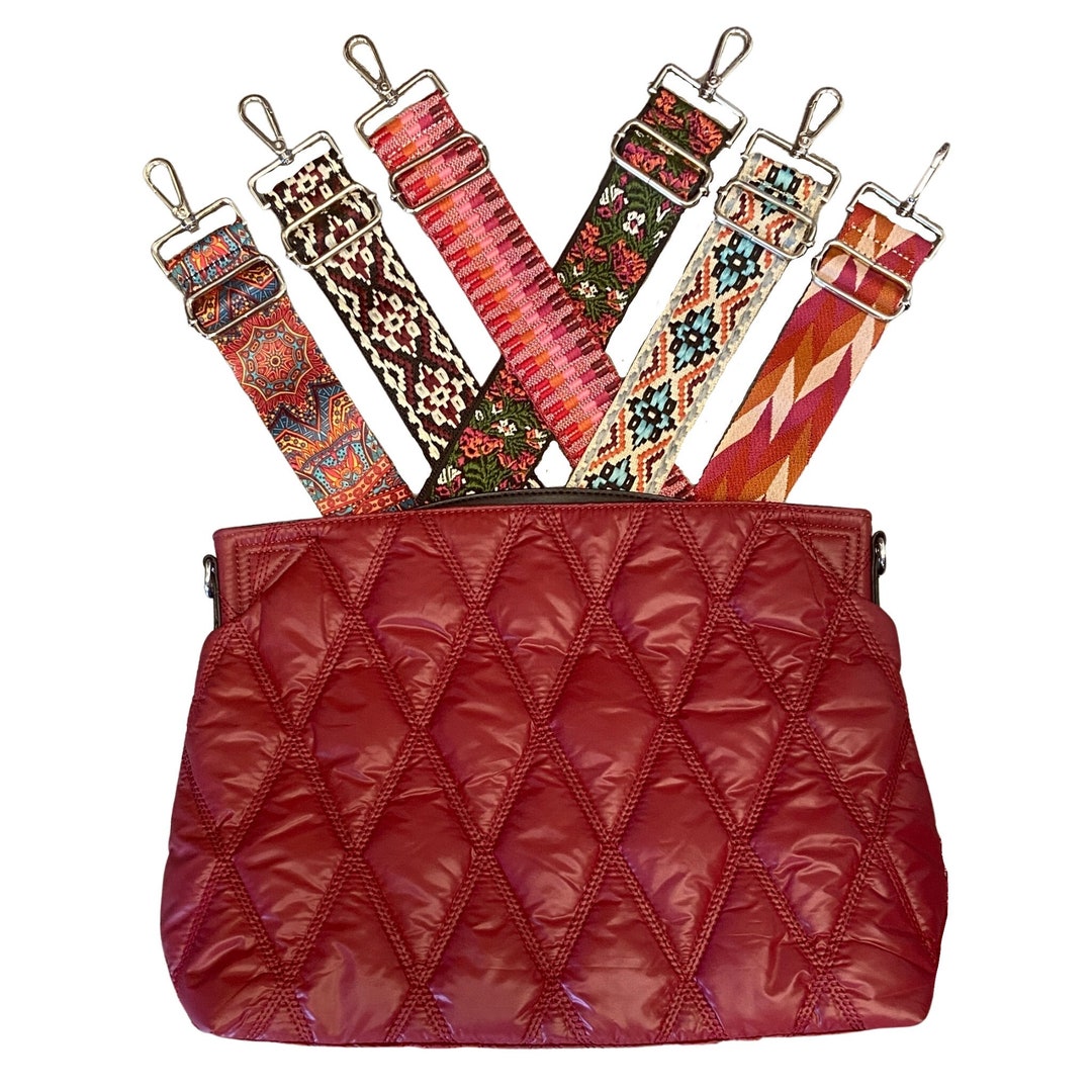 Quilted Multi Way Purse & Strap Quilted Handbag Cross Body Bag