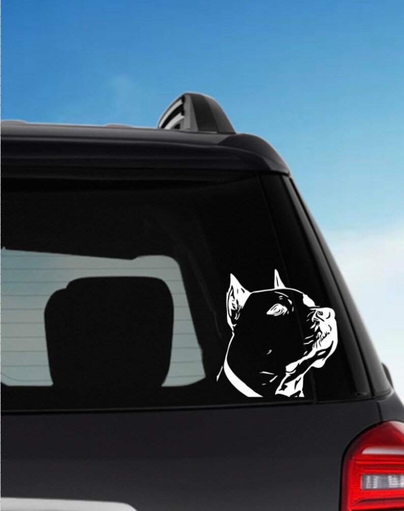 Custom Pitbull Car Decal Pitty Computer Decal American Etsy