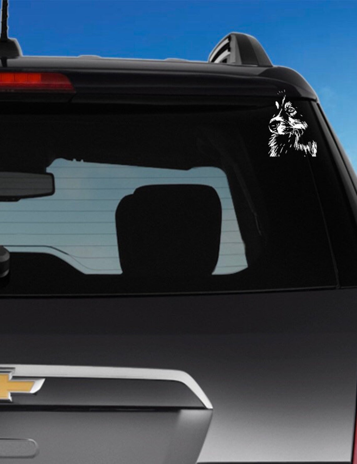 Custom Australian Shepherd car decal Aussie computer decal Etsy