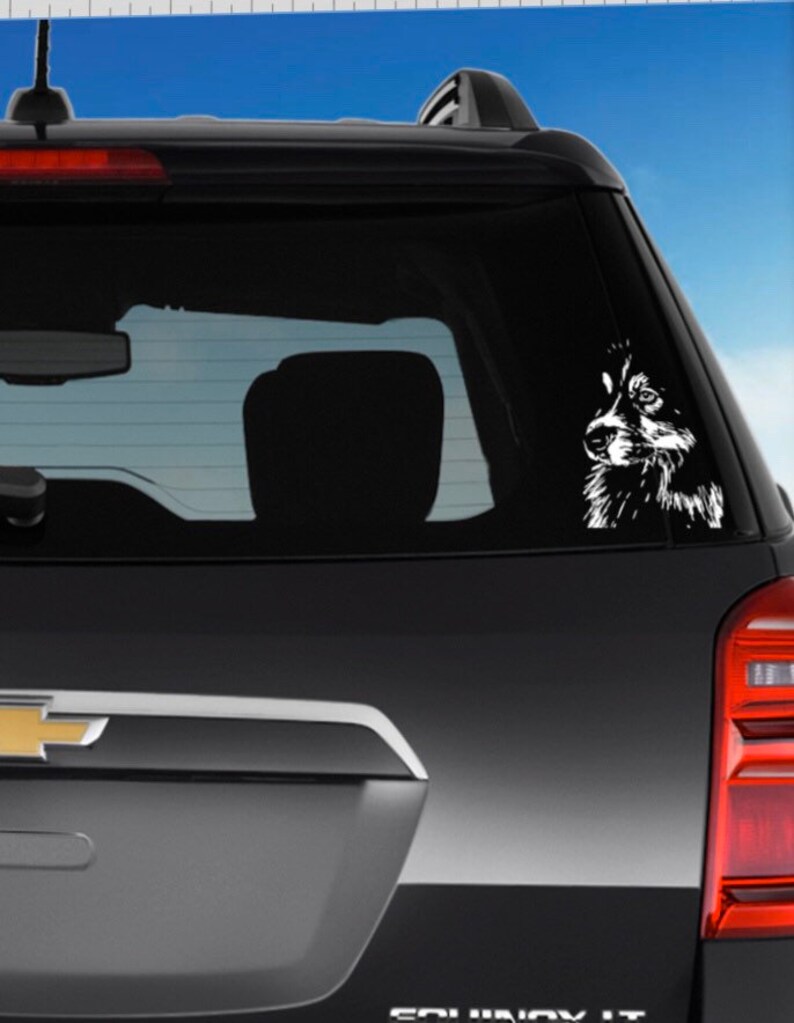 Custom Australian Shepherd Car Decal Aussie Computer Decal Etsy