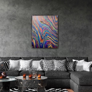 Fluid Acrylic Pour