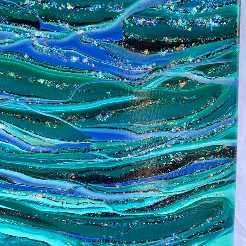 Acrylic high quality Abstract Fluid Painting