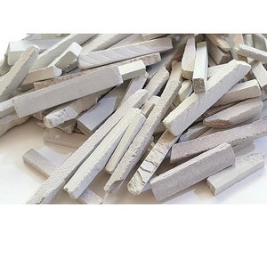 Slate Pencils Slate Batti Slaeti Edible Slate Pencils Tasty Slate Pencils  Chalk Pencils 40 Pencils Off White