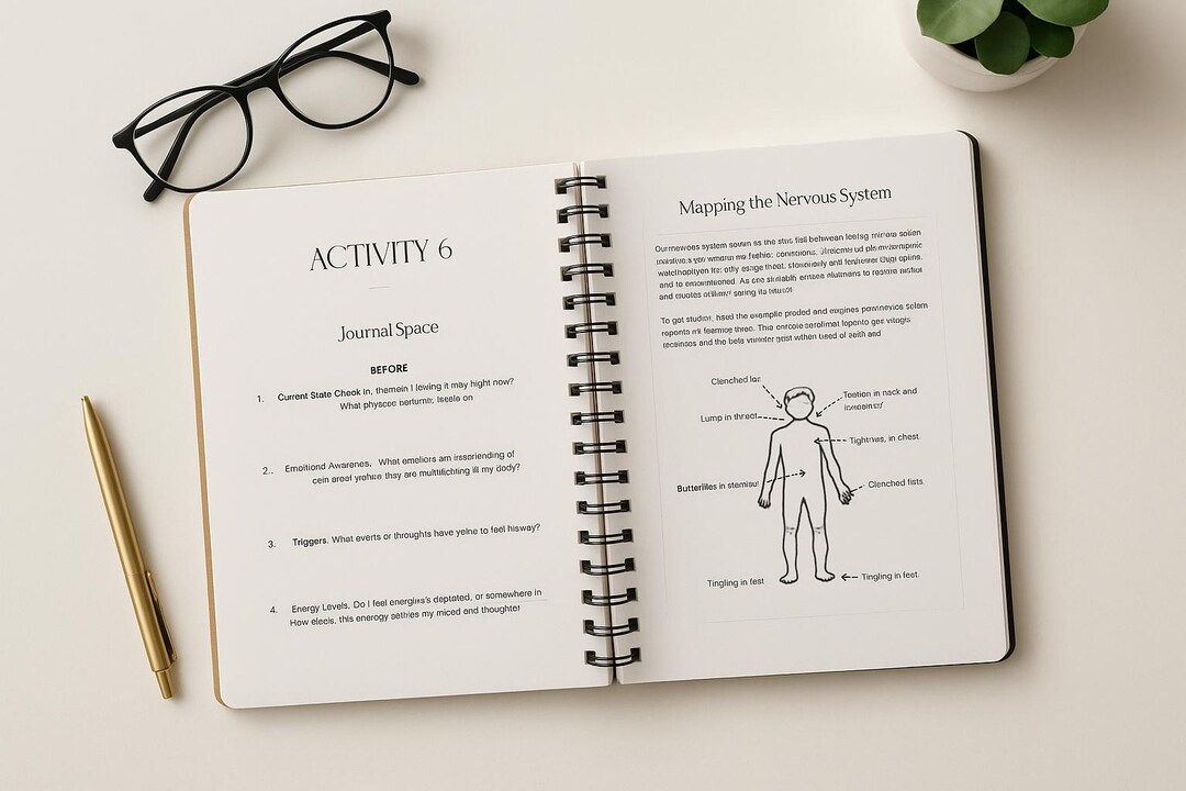 Nervous System Regulation Workbook & Journal - Etsy