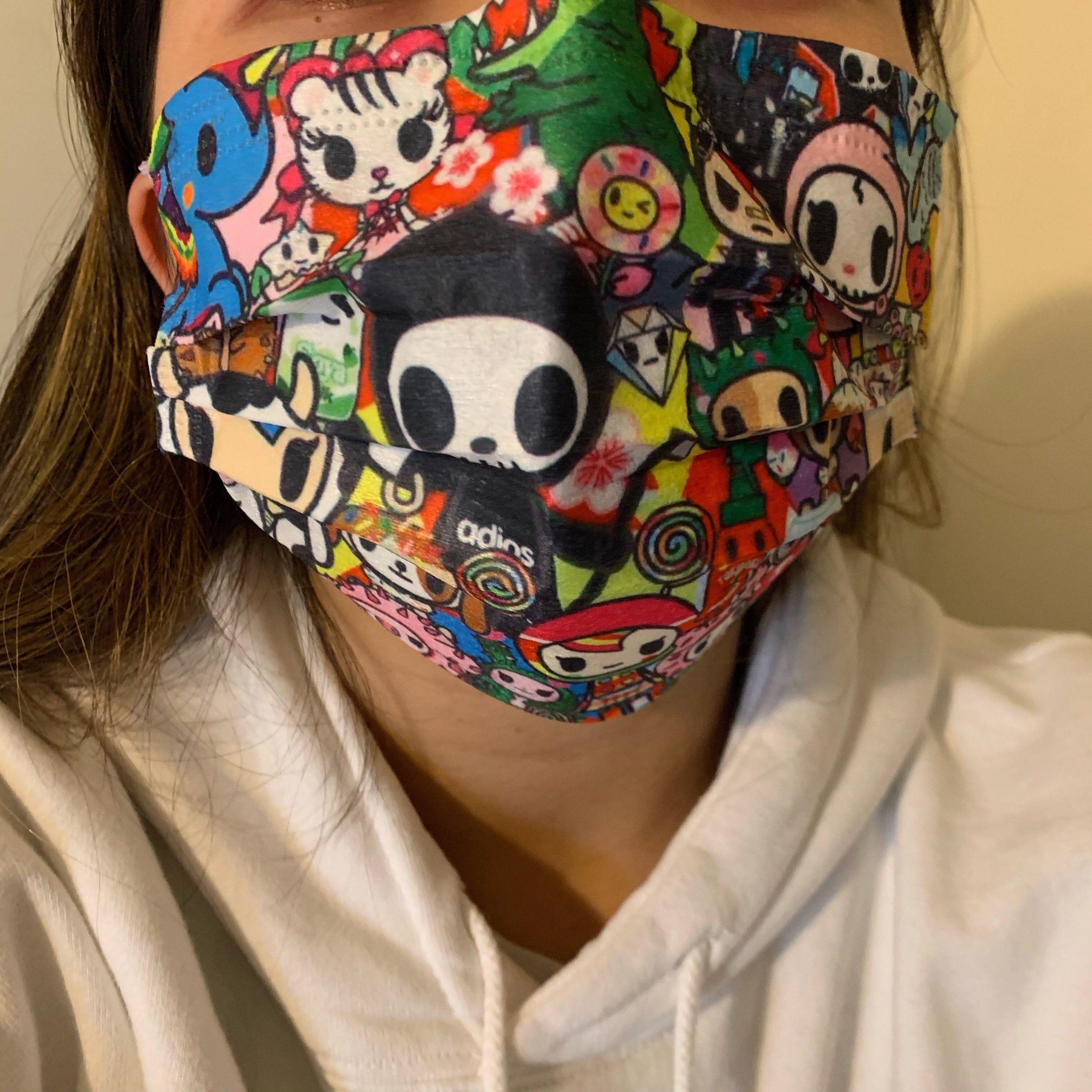 10 pieces cute Kawaii tokidoki disposable face mask Etsy