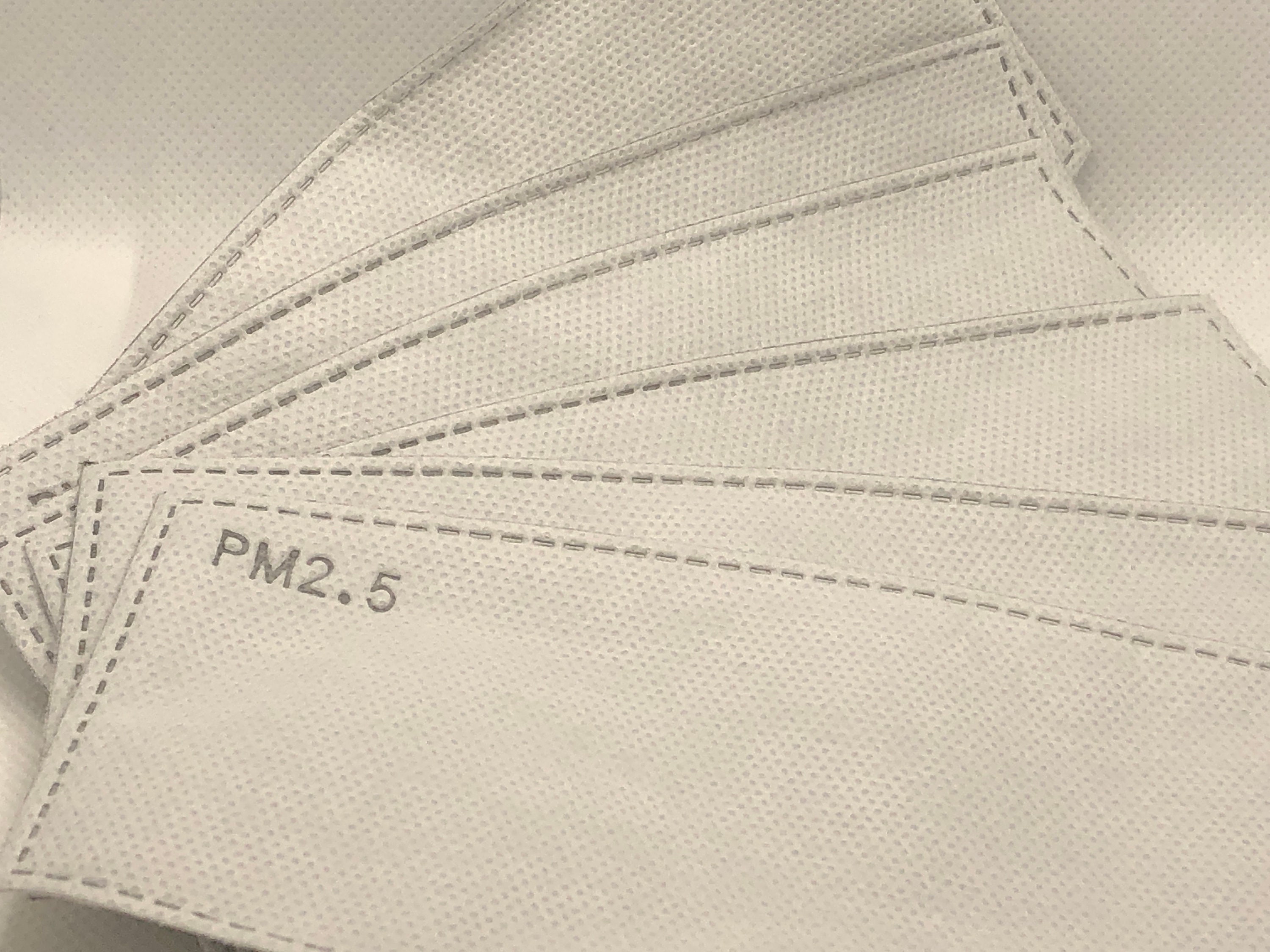 10 pieces 5 Layer Activated Carbon Filter Paper PM 2.5 Anti Haze Insert