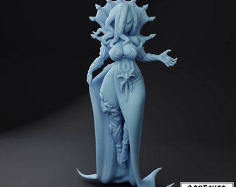Twin Goddess Miniatures „Flaya - Lilithid Mind Seducer 1" 28mm | 32mm | Boneshop