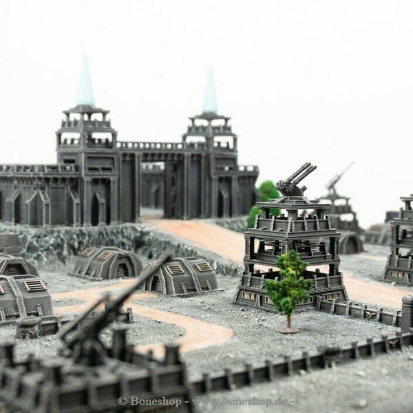 High Bunker - 6 mm - 8 mm Epic Tabletop Gelände Terrain Boneshop