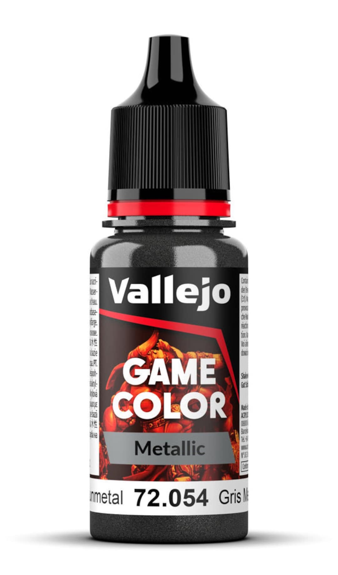 Vallejo Metal Color 77.660 Gloss Black 32ml - Hard Knox Games