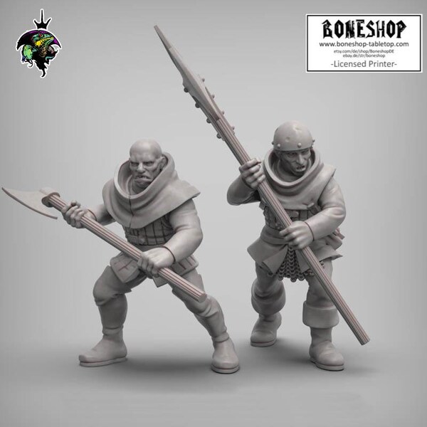 Mercenaries and Militia "Classic V2" 28 mm-35 mm | RPG | Tabletop | Boneshop