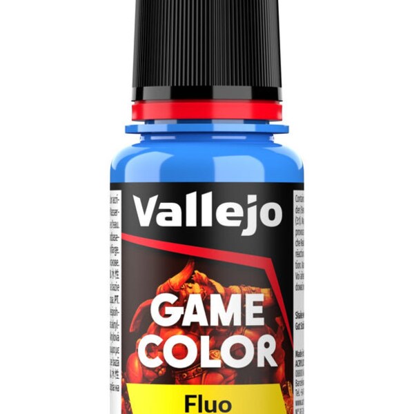 Vallejo Game Color - Fluorescent Turquoise 18 ml - Game Fluo