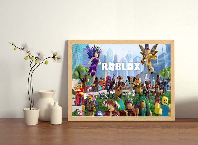 New Roblox Poster Home Wall Decor Silk Art Print Size 13x20 | Etsy