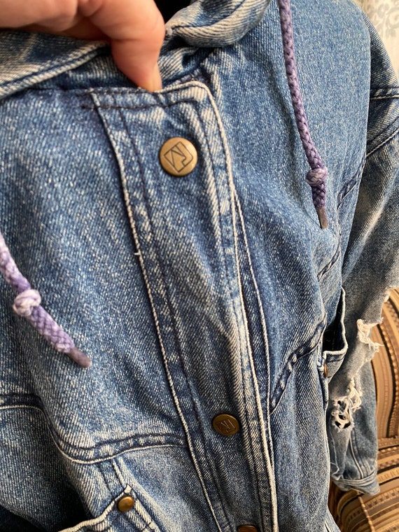 1980s Womens Andy Johns Distressed 