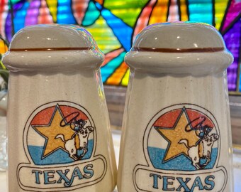 Adorable Vintage Texas Salt and Pepper Shakers