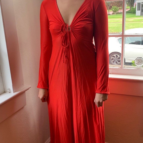 Vintage Vanity Fair Red Nightgown