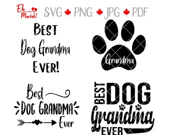 Download Dog Grandma Svg Etsy