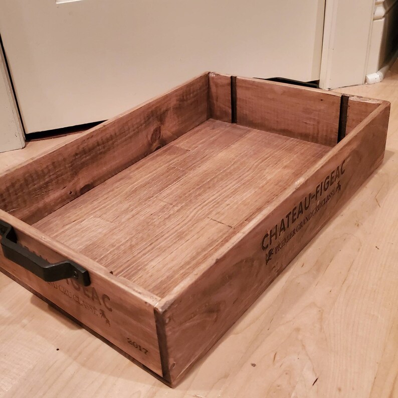Wine Box Serving Tray Etsy