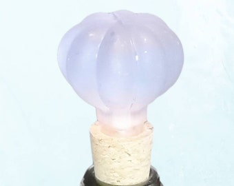 Frosted Lilac Wine Bottle Stopper