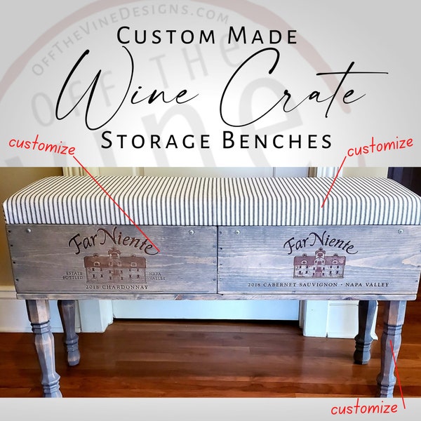 Storage Bench Etsy