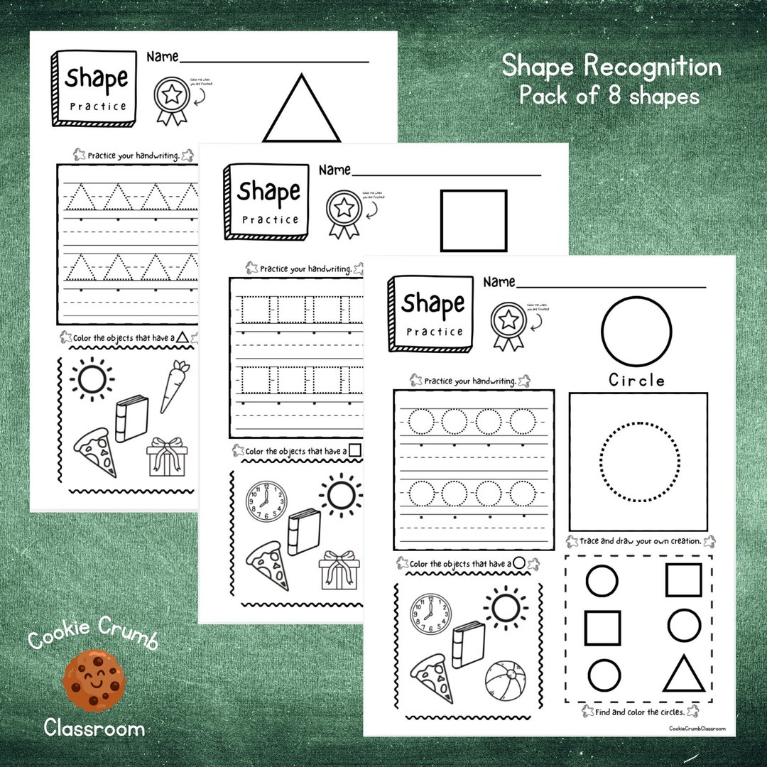 Learning Kit Shapes Shapes Preschool Package, Educational Printables, Early Learning - Etsy