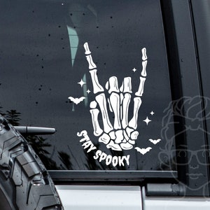 Stay Spooky Hand Car Decal | Car Decal | Laptop Decal | Window Decal