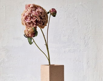 Vase à fleurs sèches | Conçu pour les branches et les fleurs sèches | Porte-pierre | Décor à la maison minimaliste