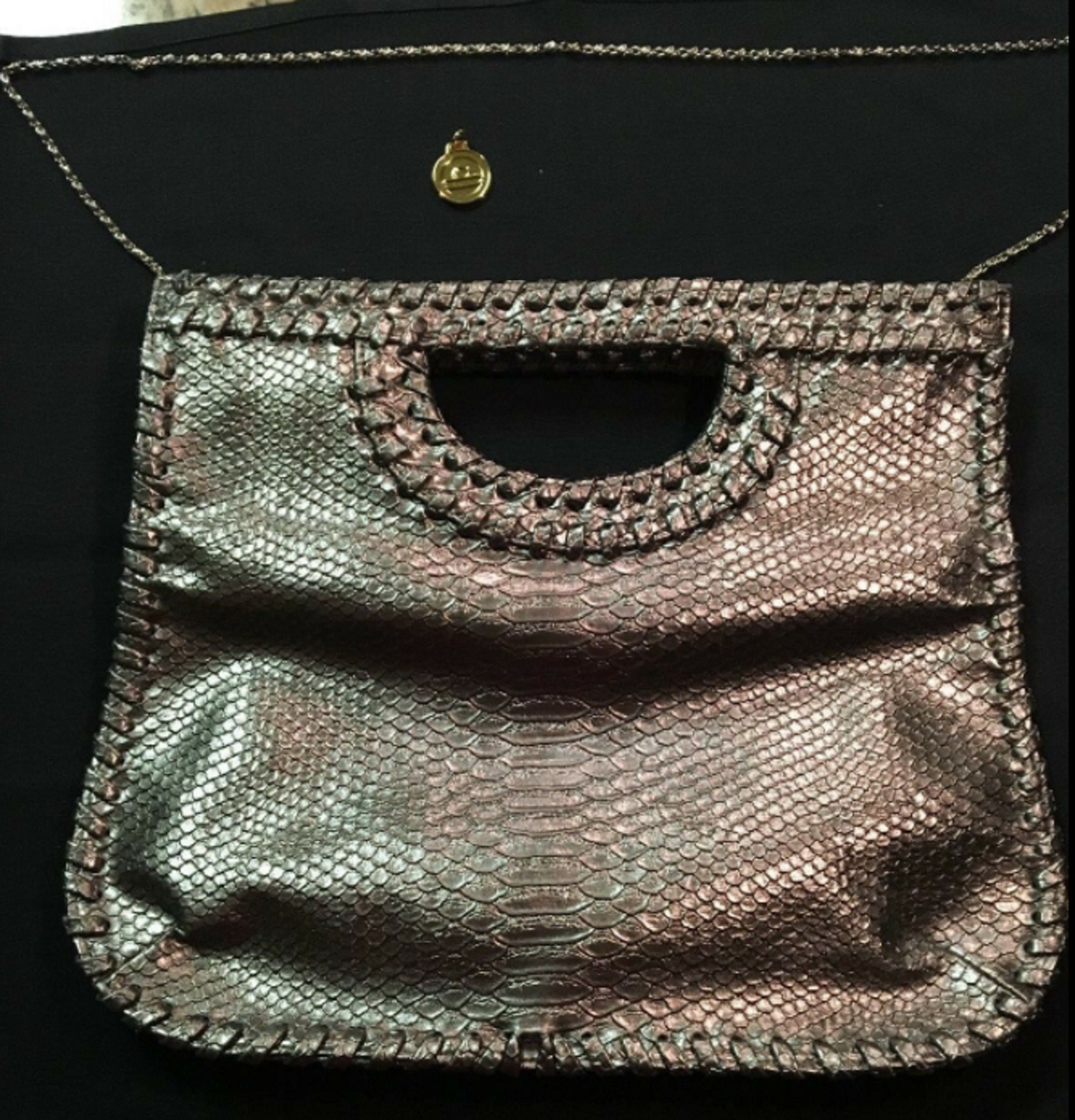 Big Buddha Vegan Clutch Purse