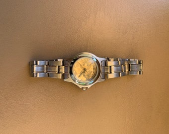 Attractive & Elegant Genuine Silver Mercury Dime coin Womens&#39; Quartz Watch