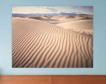 Dunes, Mesquite Flat, Death Valley, Desert Landscape, Large Canvas Wall Art, Sand