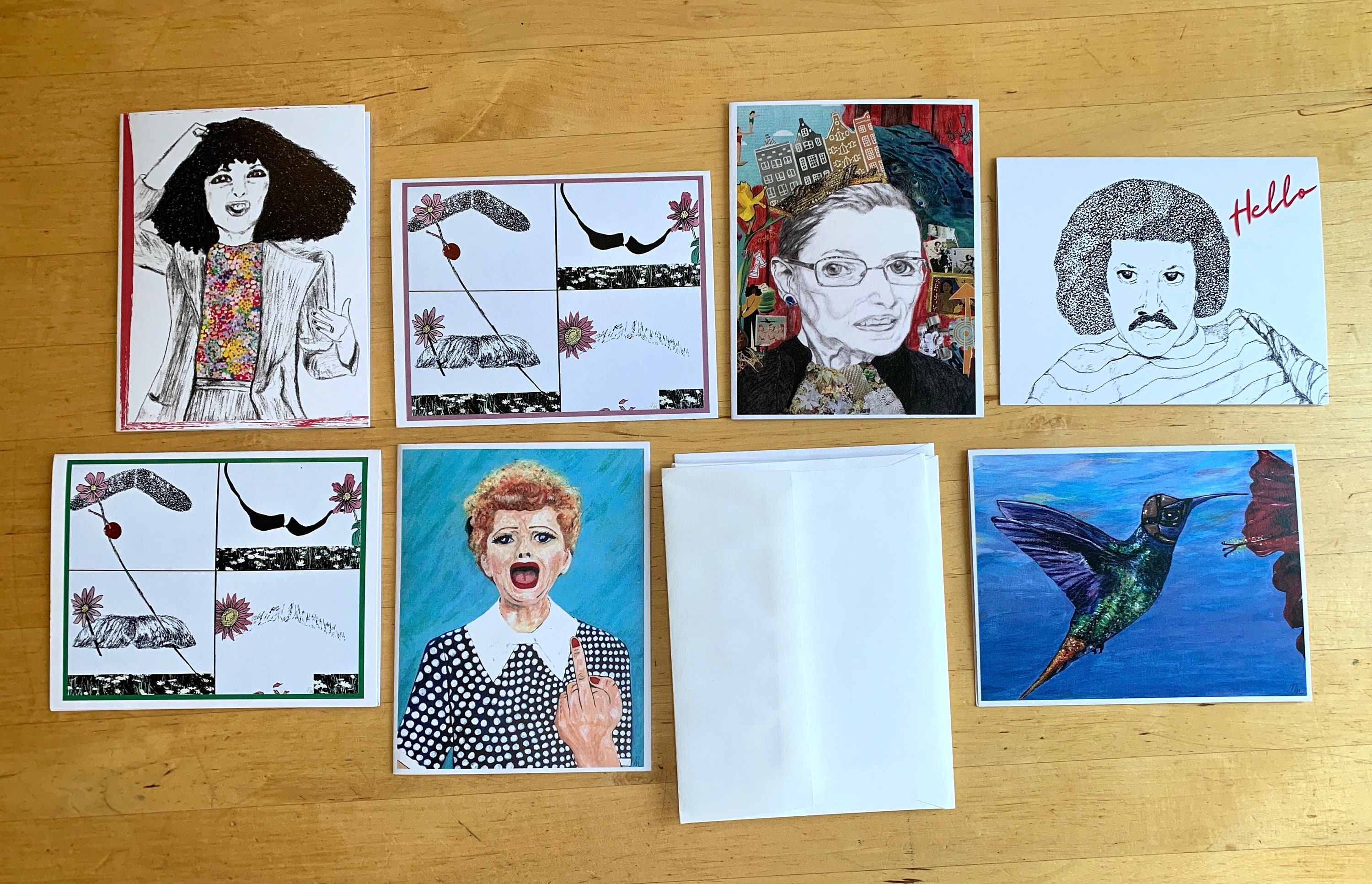 Pop Culture Greeting Cards 3pack Mix and Match Lionel Etsy UK