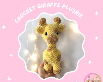 Giraffe Plüsch | Gehäkelte Giraffe Stofftier | Kuscheltier Giraffe | Gehäkelte Safaritiere | Gehäkelte Giraffe Plüsch | *PHYSIKALISCHER ARTIKEL*