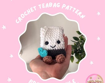 Schema per bustina di tè all'uncinetto / Schema per cibo all'uncinetto / Schema per bustina di tè amigurumi / Schema per cibo giocattolo all'uncinetto / Cibo all'uncinetto / *ARTICOLO DIGITALE*