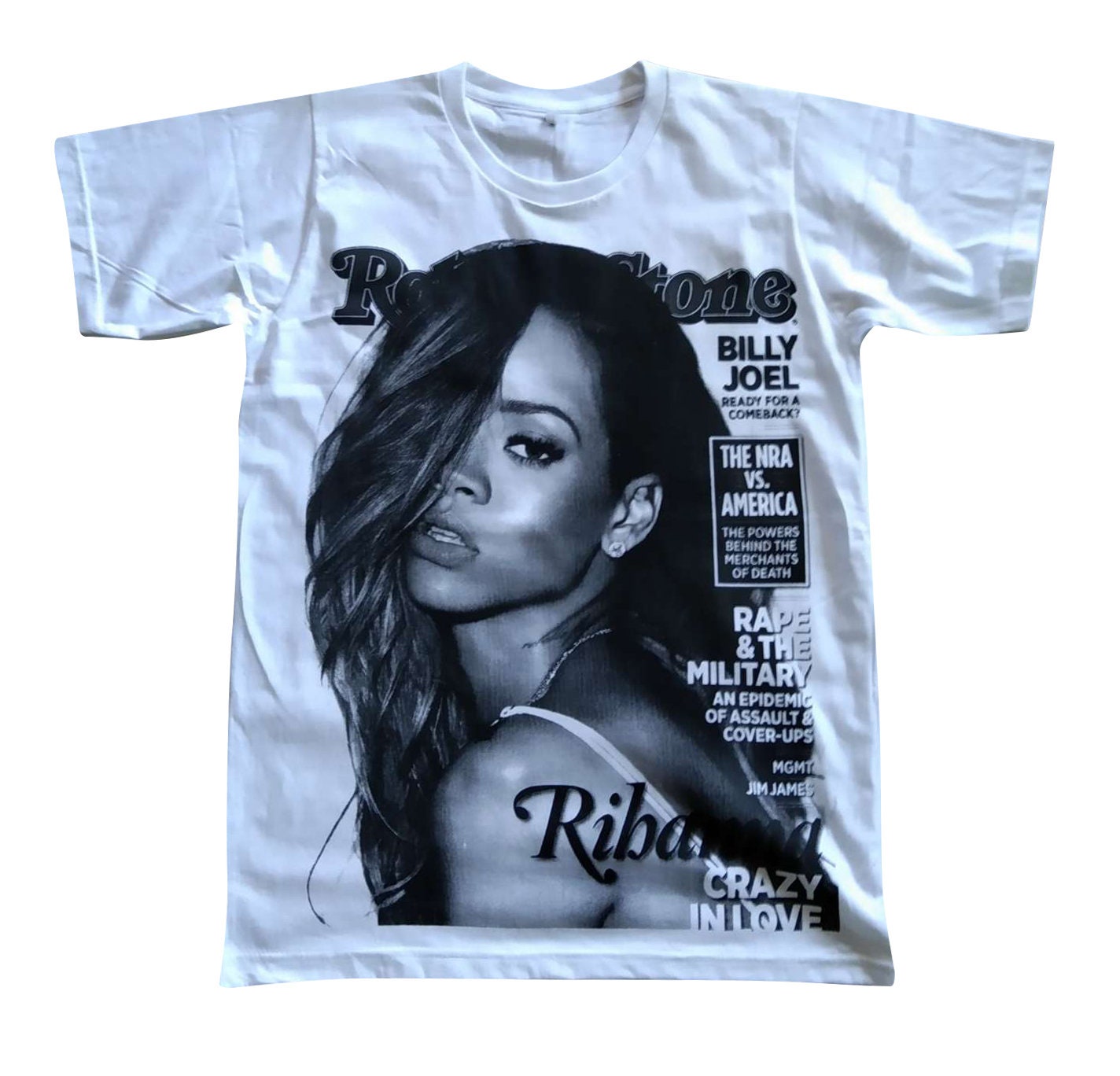 Discover Camiseta Rihanna Cantante Famosa Vintage para Hombre Mujer