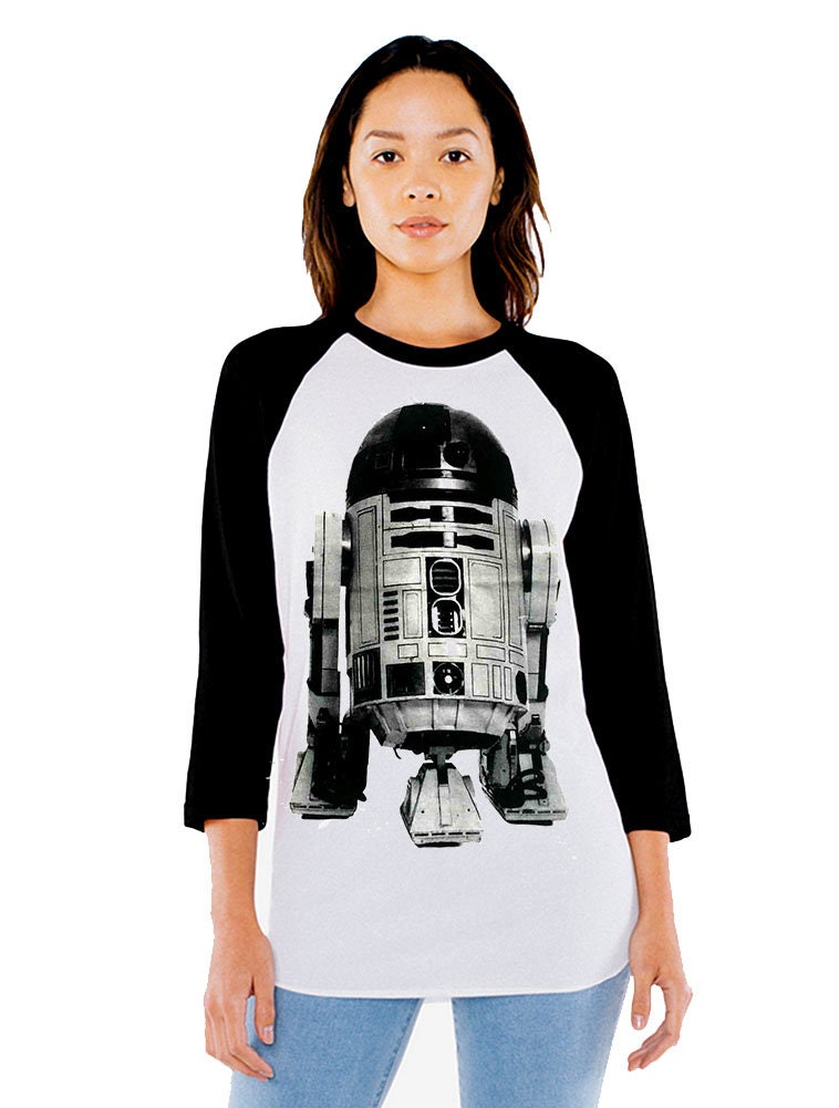 R2D2 // Raglan // 3/4 Sleeve // Baseball //  T-Shirt