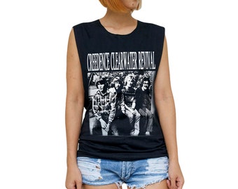 Creedence Clearwater Revival // Dropped Arm // Tank-Top // Singlet // Vest // Sleeveless T-Shirt
