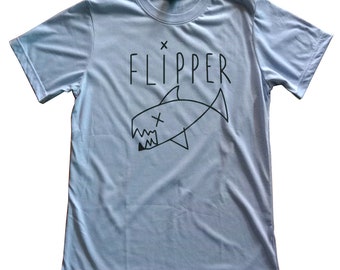 Kurt Cobain Flipper T-Shirt As Worn By Mens Nirvana Grunge Unisex Tee Top 
