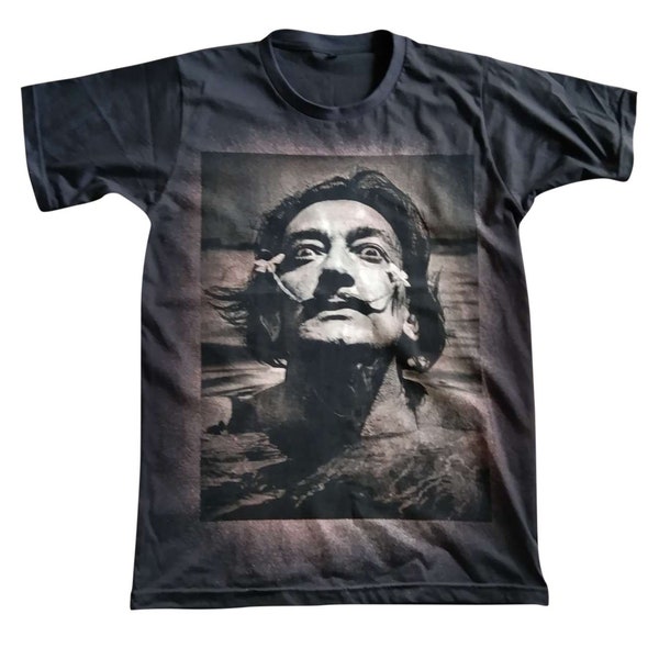 Salvador Dali //  T-Shirt // Men's // Women's // Unisex // Bleached // Acid Wash