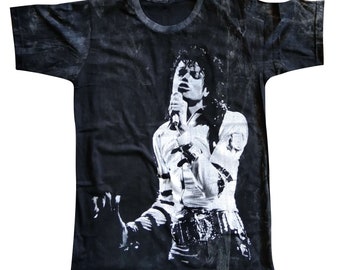 Michael Jackson //  T-Shirt // Men's // Women's // Unisex // Acid Wash